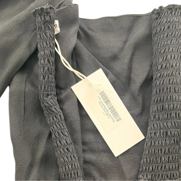 NWT Reformation Rosalie dress black size 2 - Picture 9 of 11